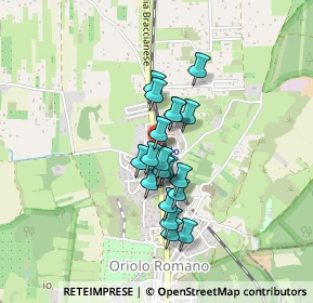 Mappa Via della Stazione, 01010 Oriolo Romano VT, Italia (0.3155)