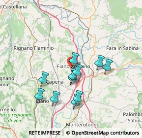 Mappa Via Belvedere, 00065 Fiano Romano RM, Italia (6.45818)