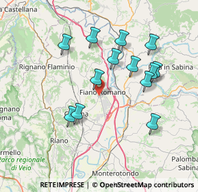 Mappa Via Belvedere, 00065 Fiano Romano RM, Italia (7.42385)