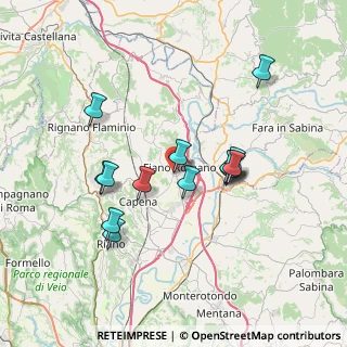 Mappa Via Belvedere, 00065 Fiano Romano RM, Italia (6.78143)