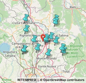 Mappa Via Belvedere, 00065 Fiano Romano RM, Italia (12.456)