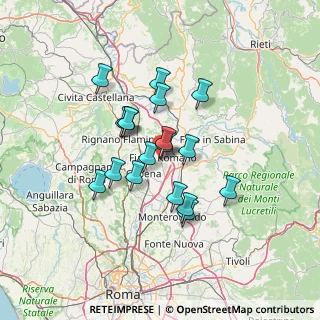 Mappa Via Belvedere, 00065 Fiano Romano RM, Italia (11.24833)