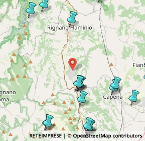 Mappa Via Monte Cervino, 00068 Rignano Flaminio RM, Italia (6.072)