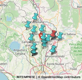 Mappa Via Monte Cervino, 00068 Rignano Flaminio RM, Italia (10.4545)