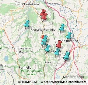 Mappa Via Monte Cervino, 00068 Rignano Flaminio RM, Italia (6.82083)