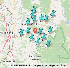 Mappa 00017 Nerola RM, Italia (6.22667)