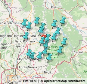Mappa 00017 Nerola RM, Italia (12.0015)