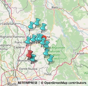 Mappa 00017 Nerola RM, Italia (11.62533)