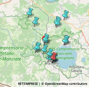 Mappa V.le degli Artigiani, 01010 Oriolo Romano VT, Italia (6.45278)