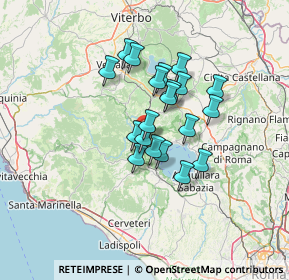 Mappa V.le degli Artigiani, 01010 Oriolo Romano VT, Italia (10.3655)