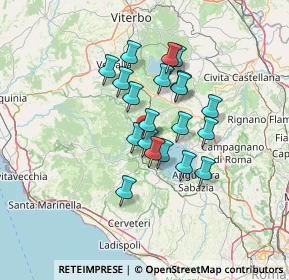 Mappa V.le degli Artigiani, 01010 Oriolo Romano VT, Italia (10.8195)