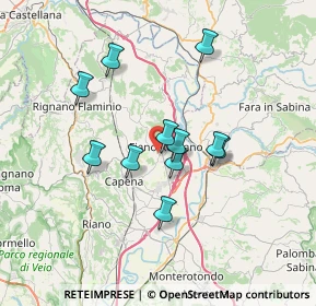 Mappa Via Umberto Terracini, 00065 Fiano Romano RM, Italia (6.03273)