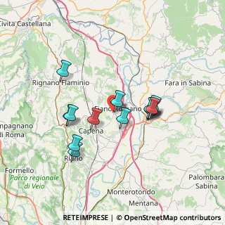 Mappa Via Umberto Terracini, 00065 Fiano Romano RM, Italia (6.37462)