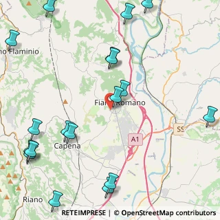 Mappa Via Umberto Terracini, 00065 Fiano Romano RM, Italia (6.37611)