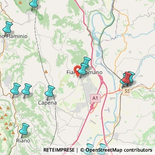 Mappa Via Umberto Terracini, 00065 Fiano Romano RM, Italia (6.58077)