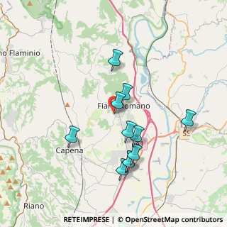 Mappa Via Umberto Terracini, 00065 Fiano Romano RM, Italia (3.64909)