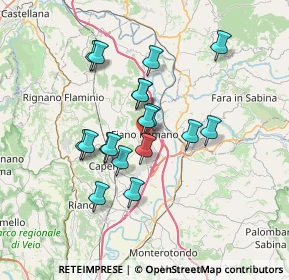 Mappa Via Palmiro Togliatti, 00065 Fiano Romano RM, Italia (6.12944)