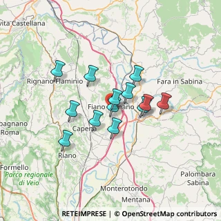 Mappa Via Palmiro Togliatti, 00065 Fiano Romano RM, Italia (5.43846)