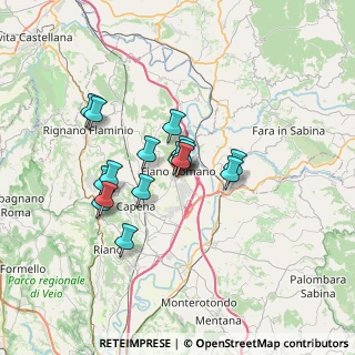 Mappa Via Palmiro Togliatti, 00065 Fiano Romano RM, Italia (5.57)