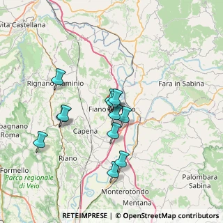 Mappa Via Villa Paluzzi Strada, 00065 Fiano Romano RM, Italia (6.255)