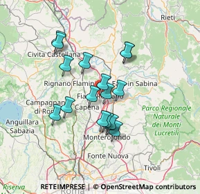 Mappa Via Gianni Rodari, 00065 Fiano Romano RM, Italia (11.80941)