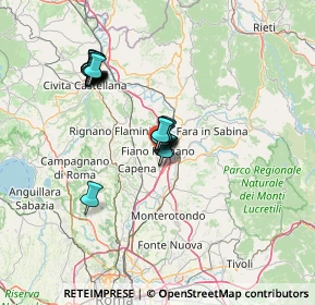 Mappa Via Gianni Rodari, 00065 Fiano Romano RM, Italia (12.4765)