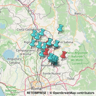Mappa Via Gianni Rodari, 00065 Fiano Romano RM, Italia (9.8145)