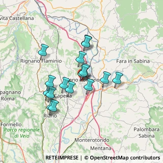 Mappa Via Gianni Rodari, 00065 Fiano Romano RM, Italia (5.85059)