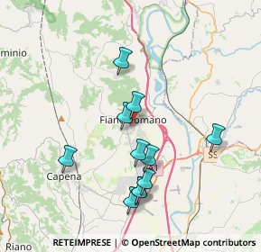 Mappa Via Gianni Rodari, 00065 Fiano Romano RM, Italia (3.69636)