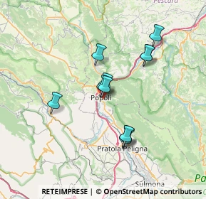 Mappa Via Majella, 65026 Popoli PE, Italia (6.24182)