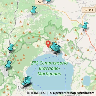 Mappa Via Parigi, 00069 Trevignano Romano RM, Italia (6.584)