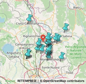 Mappa Via del Laghetto, 00065 Fiano Romano RM, Italia (11.381)