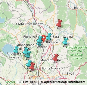 Mappa Via del Laghetto, 00065 Fiano Romano RM, Italia (15.40909)