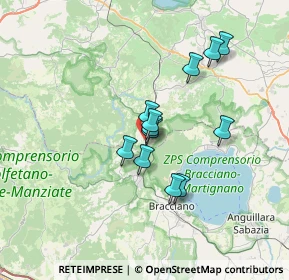 Mappa Via delle Vigne, 01010 Oriolo Romano VT, Italia (5.48583)