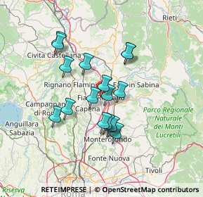 Mappa Via di Villa Paluzzi, 00065 Fiano Romano RM, Italia (11.84882)