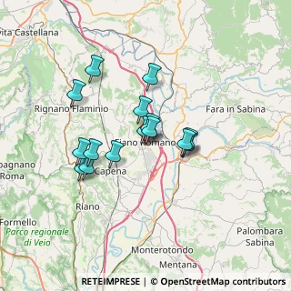 Mappa Via di Villa Paluzzi, 00065 Fiano Romano RM, Italia (5.732)