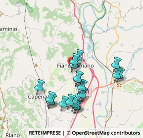 Mappa Piazza della Libertà, 00065 Fiano Romano RM, Italia (3.8825)