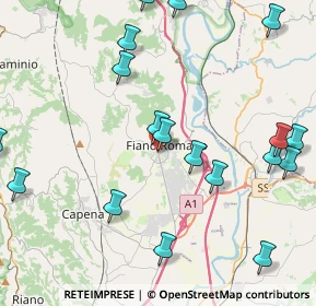 Mappa Piazza della Libertà, 00065 Fiano Romano RM, Italia (5.759)