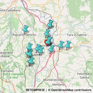 Mappa Piazza della Libertà, 00065 Fiano Romano RM, Italia (5.77765)