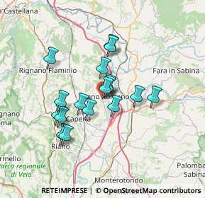 Mappa Piazza della Libertà, 00065 Fiano Romano RM, Italia (5.77765)