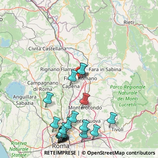 Mappa Piazza della Libertà, 00065 Fiano Romano RM, Italia (23.471)