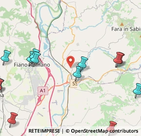 Mappa Via della Meccanica, 02032 Fara in Sabina RI, Italia (6.562)