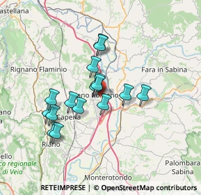 Mappa Via Giacomo Leopardi, 00065 Fiano Romano RM, Italia (5.97813)