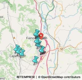 Mappa Via Giacomo Leopardi, 00065 Fiano Romano RM, Italia (3.37364)