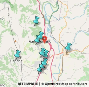 Mappa Via Giacomo Leopardi, 00065 Fiano Romano RM, Italia (3.88182)