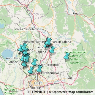 Mappa Via Giacomo Leopardi, 00065 Fiano Romano RM, Italia (16.52737)