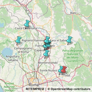 Mappa Via Giacomo Leopardi, 00065 Fiano Romano RM, Italia (12.20545)