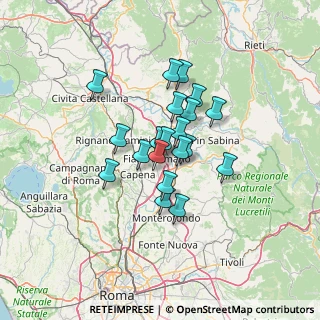 Mappa Via Giacomo Leopardi, 00065 Fiano Romano RM, Italia (9.8225)