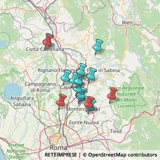 Mappa Via Giacomo Leopardi, 00065 Fiano Romano RM, Italia (11.436)