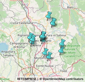 Mappa Via Giacomo Leopardi, 00065 Fiano Romano RM, Italia (9.90071)